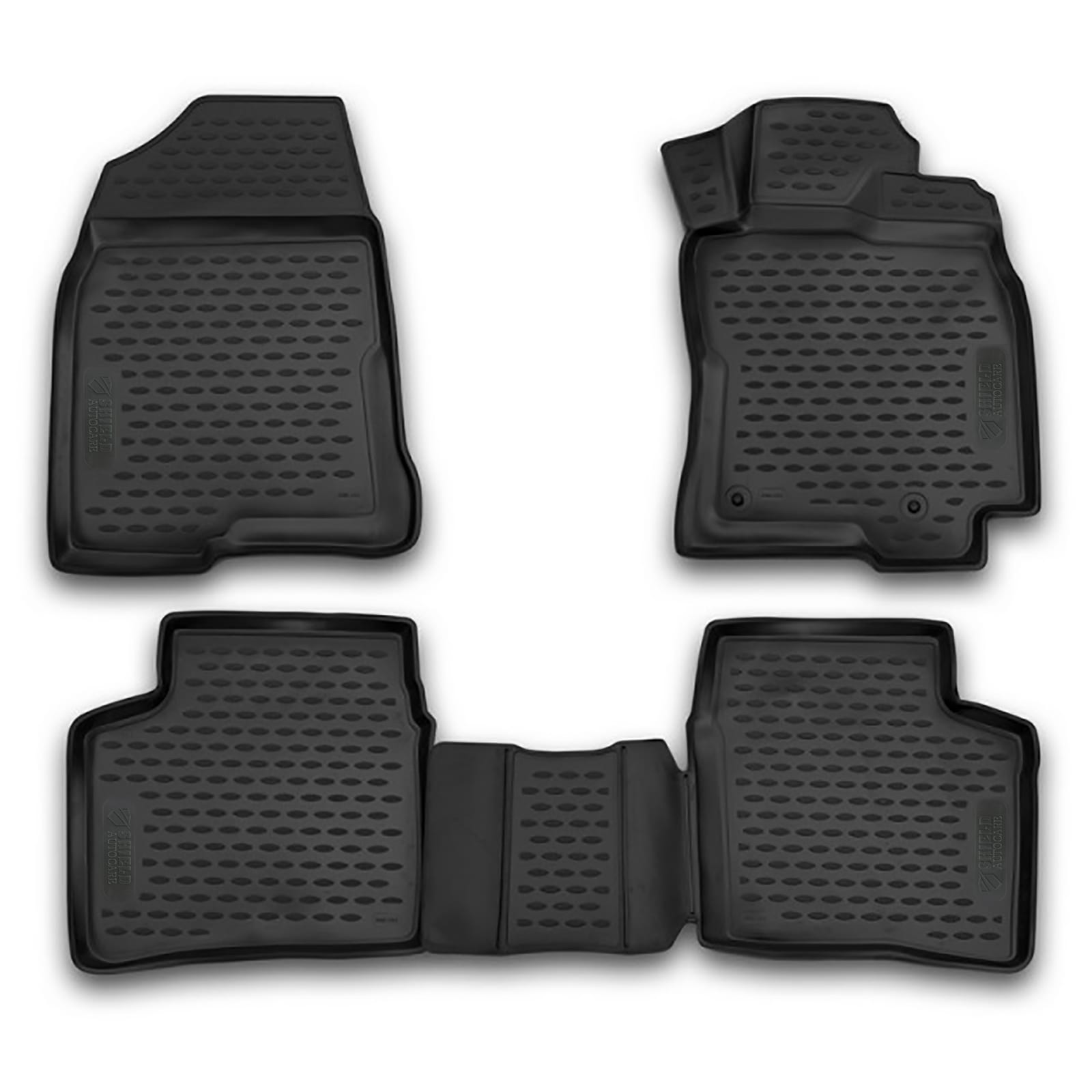 3D Rubber Tray Floor Mats Tailored for Toyota Prius 03-09 | Shield Auto Care