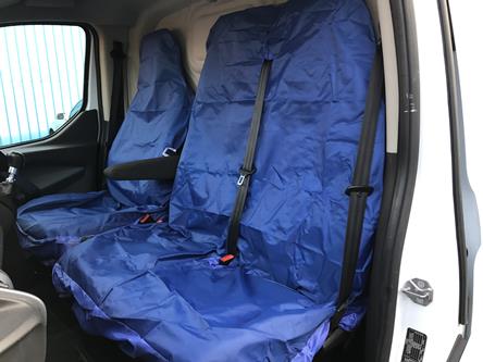 Shield Autocare 2+1HDSC-BLK Heavy Duty Waterproof Universal Van Seat Covers Single And Double 